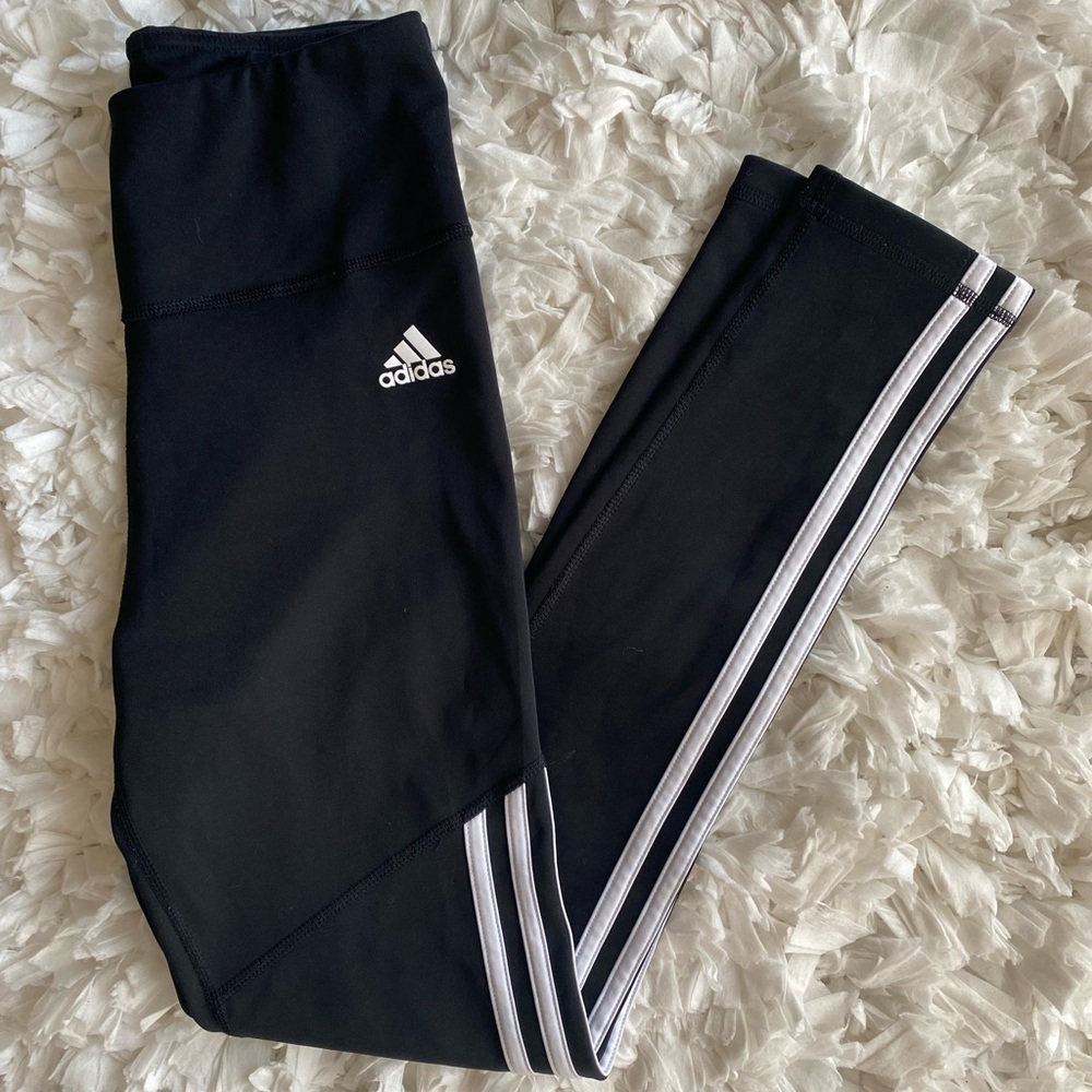 ADIDAS Women’s Climalite Leggings XS - Picture 2 of 4